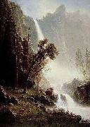 Bridal Veil Falls. Yosemite, Albert Bierstadt